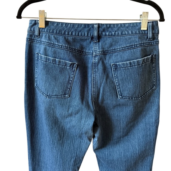 J MCLAUGHLIN LEXI DENIM JEANS TAPERED LEG COTTON STRETCH CASUAL CHIC COASTAL 6 - Picture 5 of 11